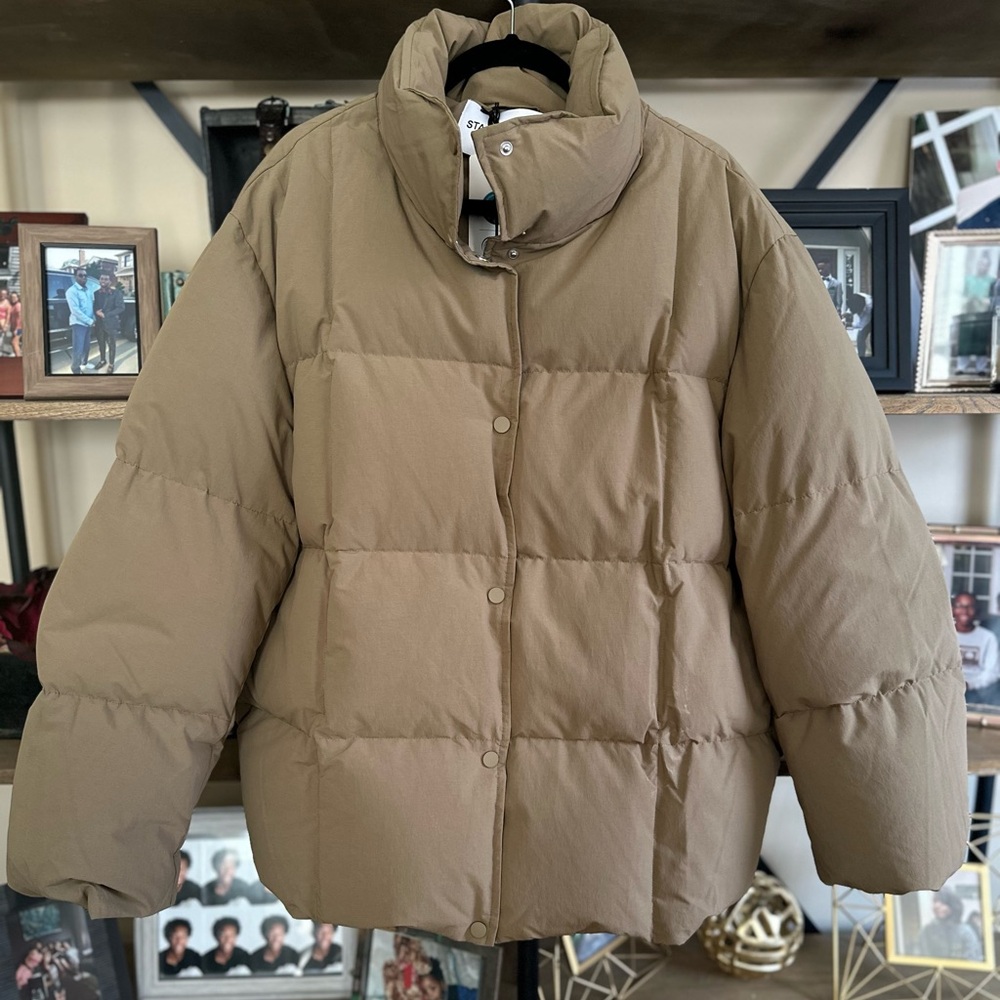 Stand Studio Tan Puffer Jacket (SOLD) - Picture 5 of 8